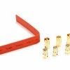 E-Flite Gold Bullet Connector Set, 6.5mm (3) -Hubsan Outlet Store EFLA266